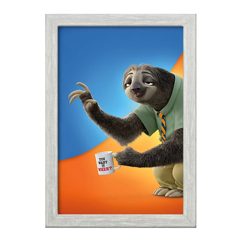 تابلو خندالو طرح زوتوپیا کد F3765