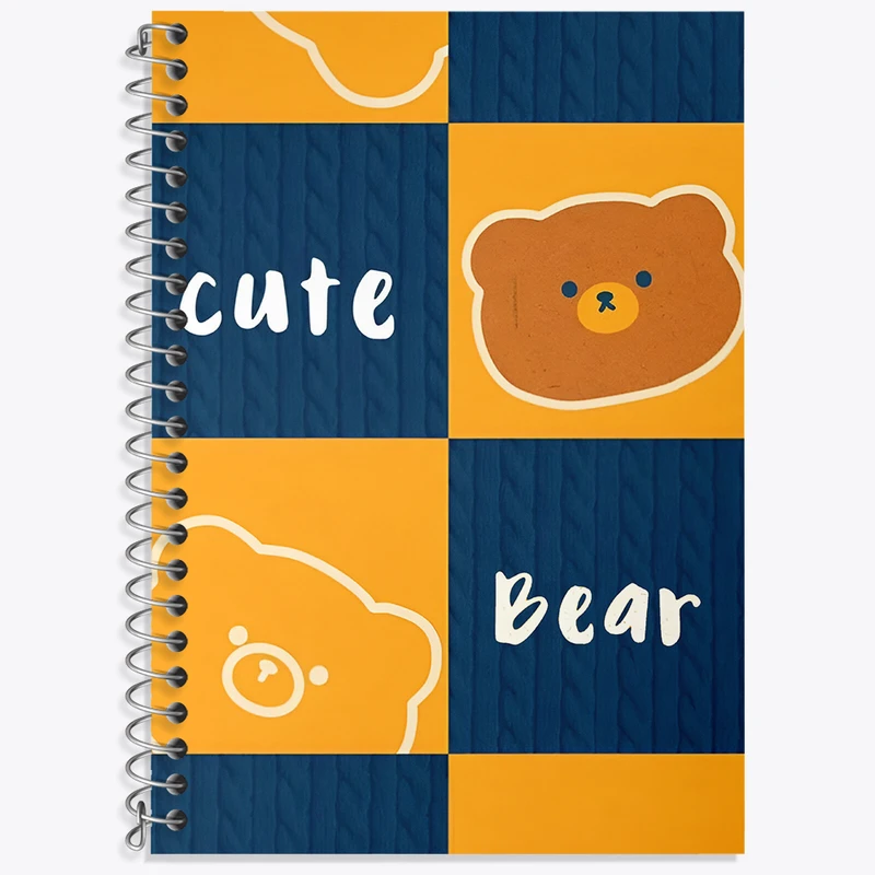 دفتر نت موسیقی 50 برگ خندالو طرح خرس بامزه کد N9441