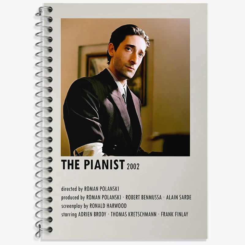 دفتر نت موسیقی 50 برگ خندالو طرح پیانیست (The Pianist) کد F13101