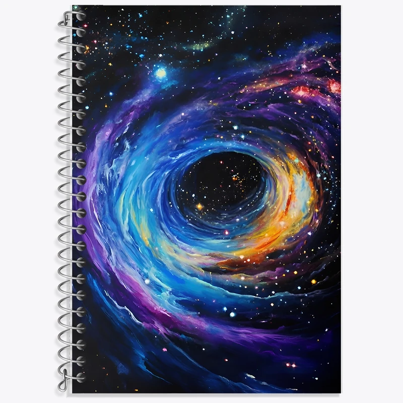 دفتر لغت 50 برگ خندالو طرح کهکشان کد F9017