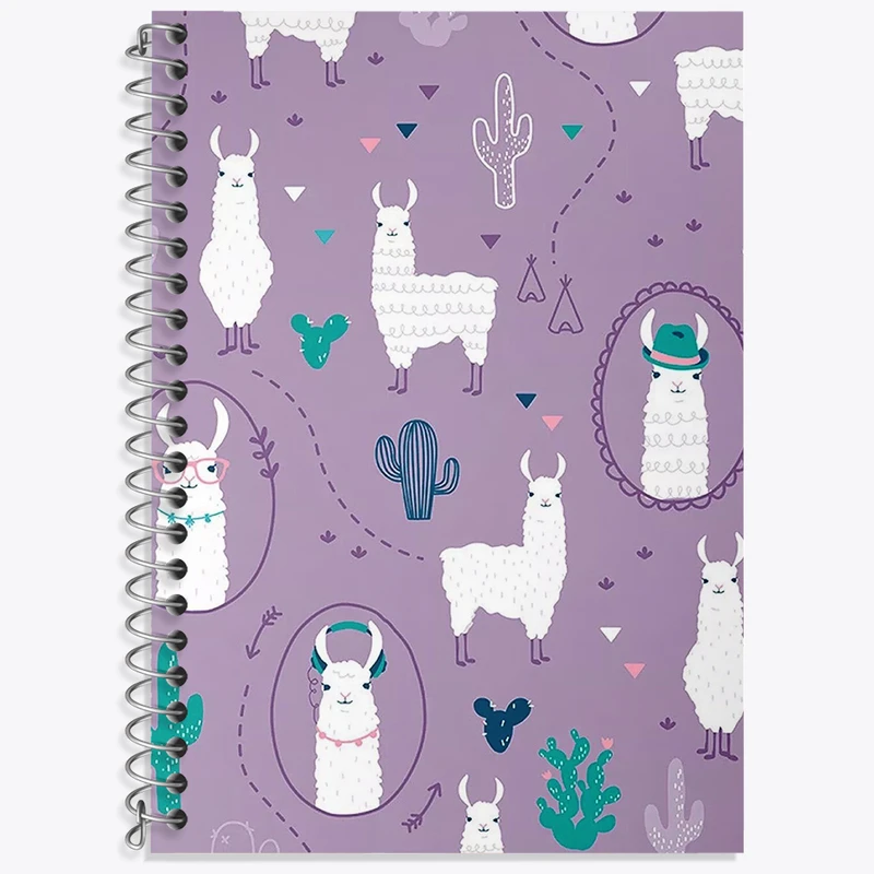 دفتر نت موسیقی 50 برگ خندالو طرح پترن لاما کد N6060