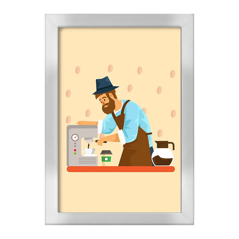 تابلو خندالو طرح باریستا کافه چی کد 28136