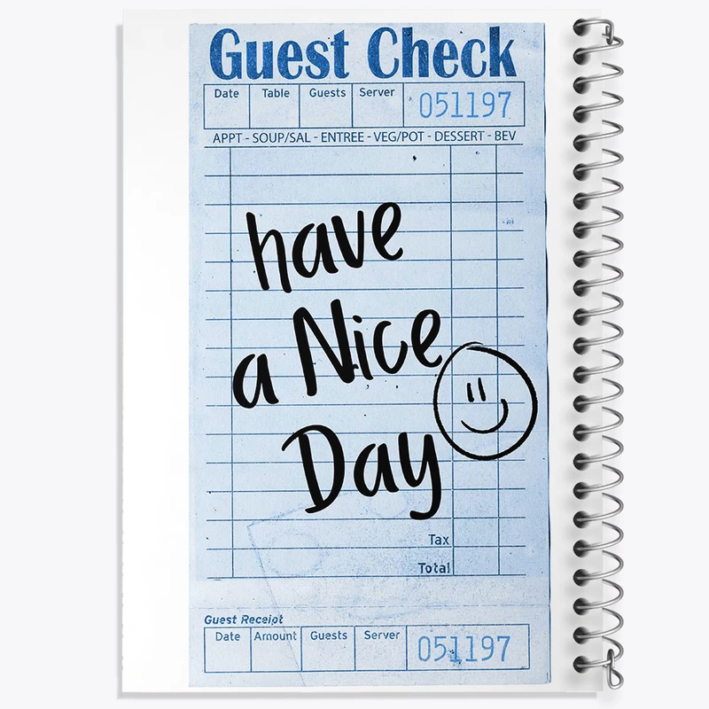 دفتر مشق 50 برگ خندالو طرح Have A Nice Day کد F11901