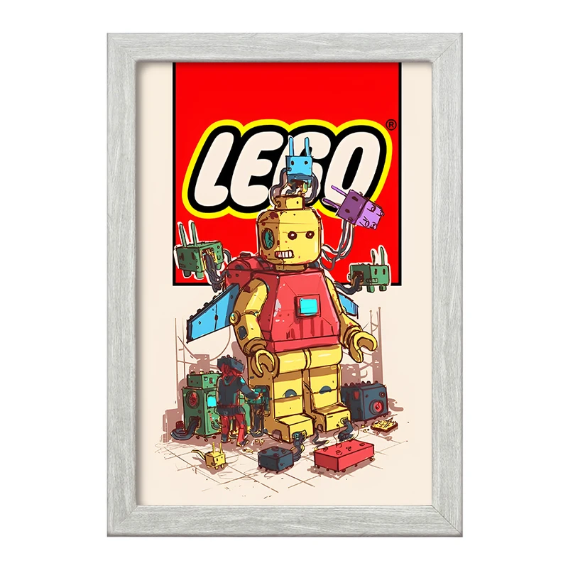 تابلو خندالو طرح لگو (Lego) کد F4366