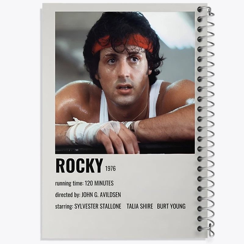 دفتر شطرنجی 50 برگ خندالو طرح راکی (Rocky) کد F13371