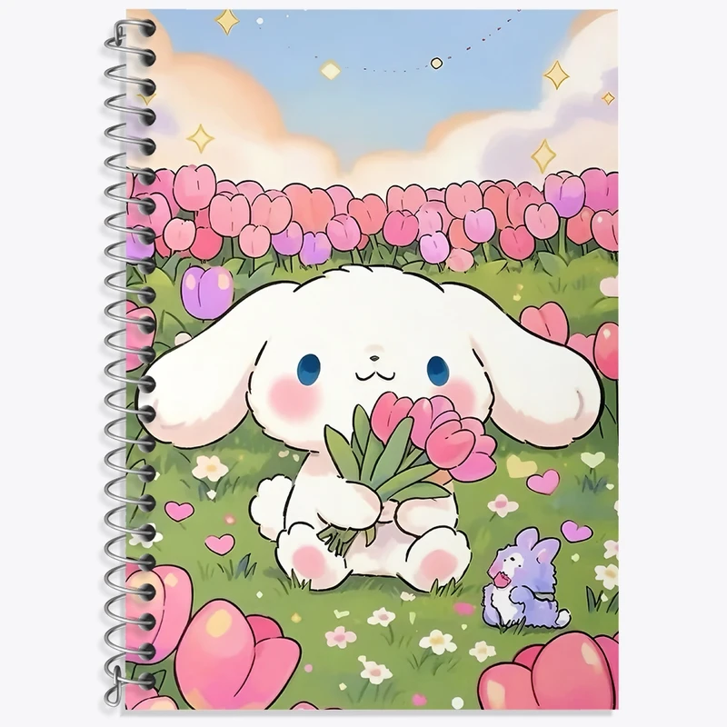 دفتر زبان 50 برگ خندالو مدل سه خط طرح سینامورول کرومی کد N8980