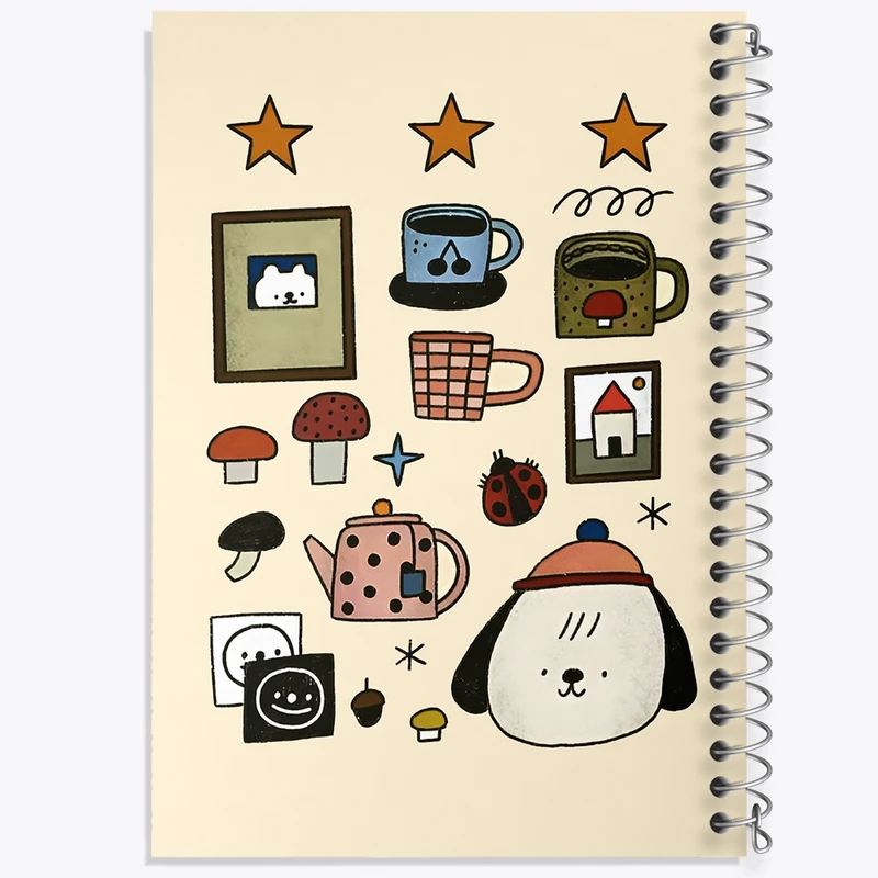 دفتر لیست خرید 50 برگ خندالو طرح سگ کد N7012