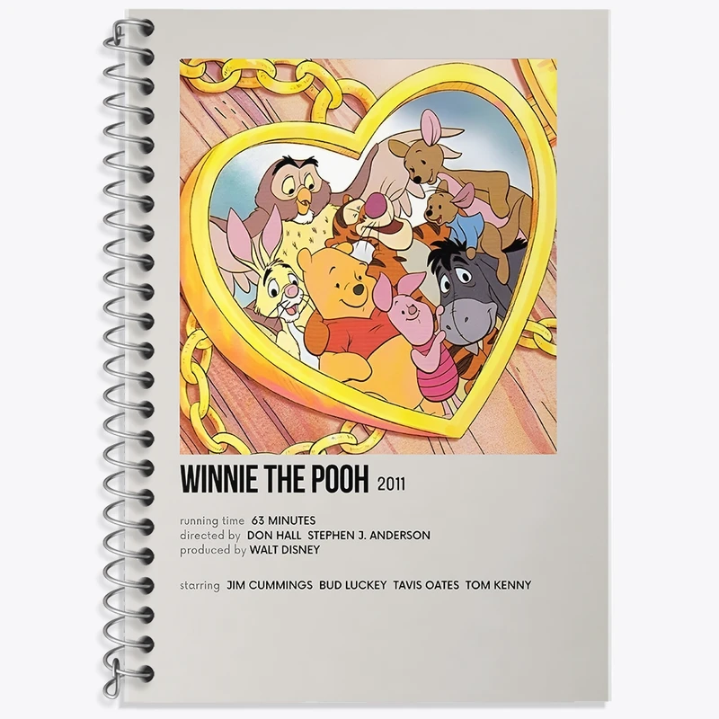 دفتر لغت 50 برگ خندالو طرح وینی پو (Pooh) کد F13125
