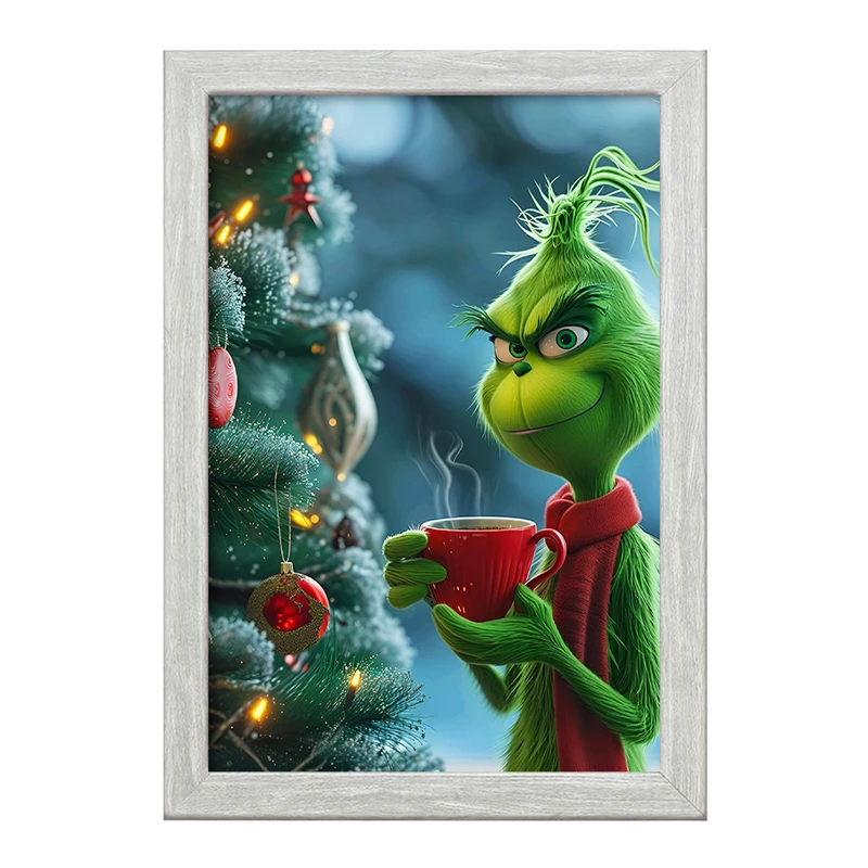 تابلو خندالو طرح گرینچ (The Grinch) کد F5871