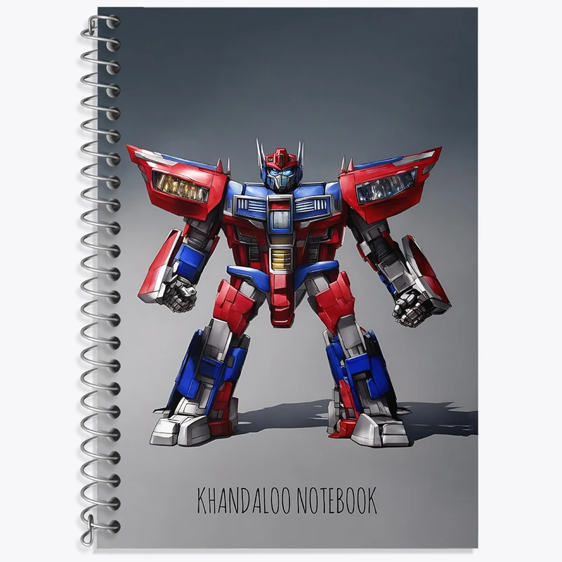 دفتر لغت 50 برگ خندالو طرح فیلم ترنسفورمرز (optimus prime) کد N8023