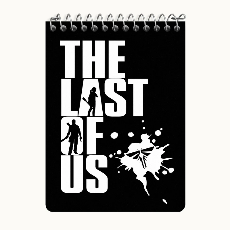 دفتر یادداشت 50 برگ خندالو طرح (The Last Of Us) آخرین بازمانده از ما کد N9334