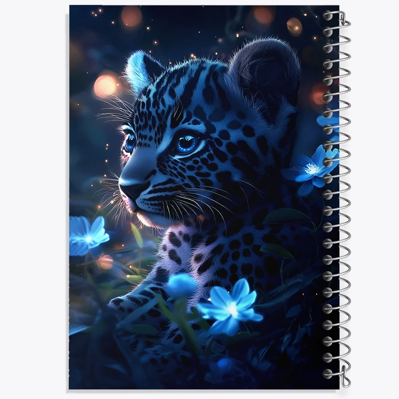 دفتر لیست خرید 50 برگ خندالو طرح پلنگ کد F9923