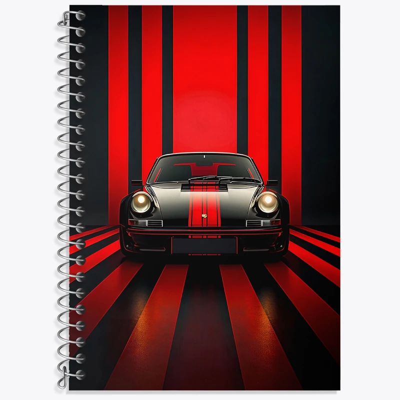 دفتر نت موسیقی 50 برگ خندالو طرح ماشین اسپرت کد F4966