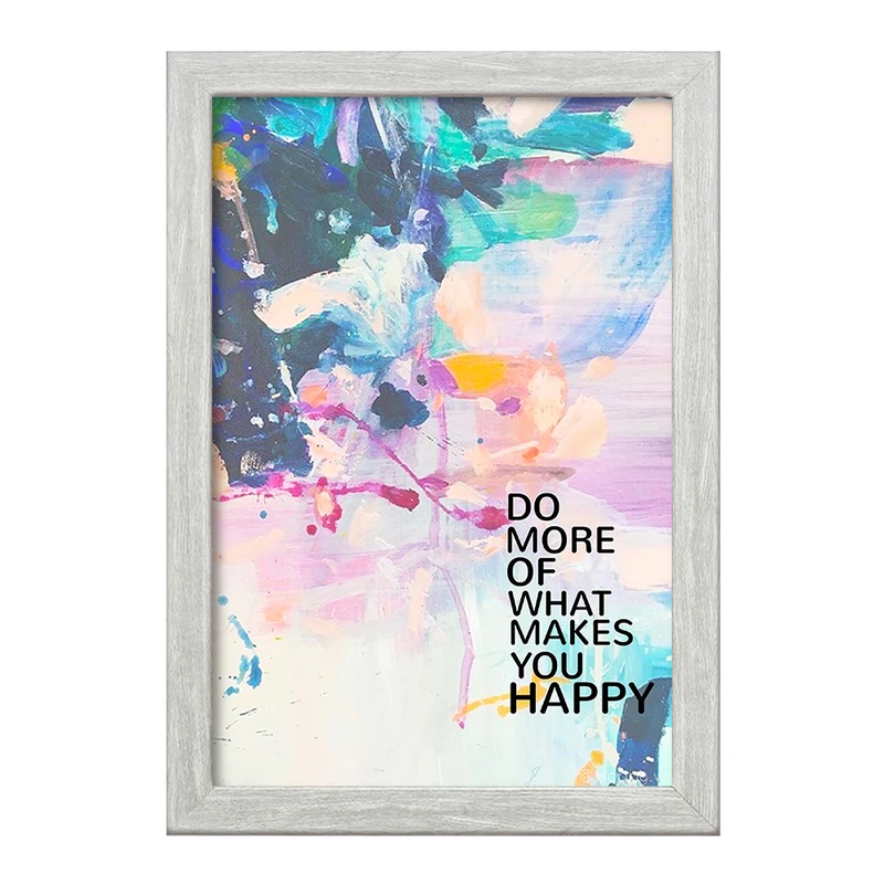 تابلو خندالو طرح Do More Of What Makes You Happy کد F11539