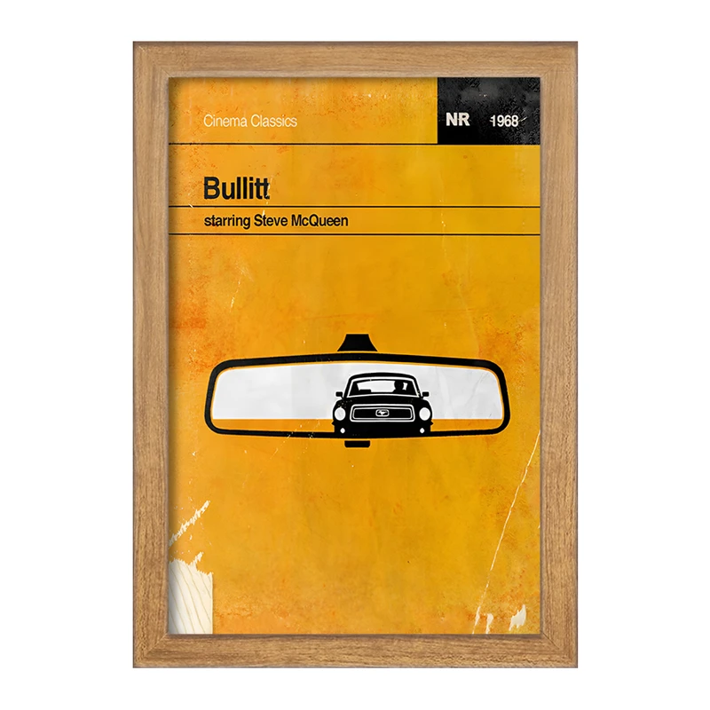 تابلو خندالو طرح بولیت (Bullitt) کد F14151