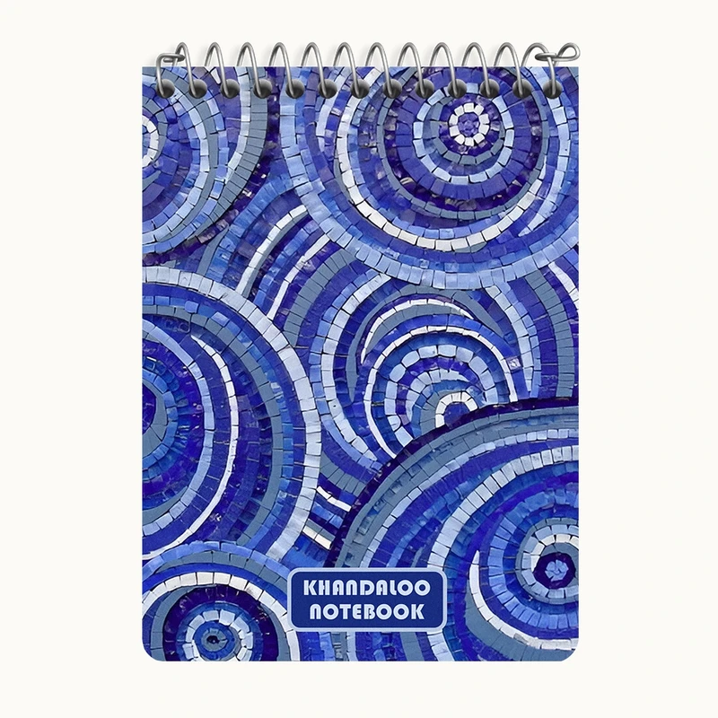 دفتر یادداشت 50 برگ خندالو طرح پترن چشم نظر کد N6115