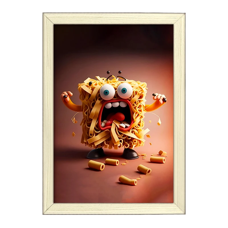 تابلو خندالو طرح نودلز (Noodles) کد F5925