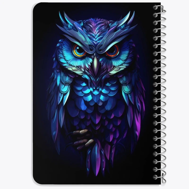 دفتر یادداشت 50 برگ خندالو طرح جغد کد F2697