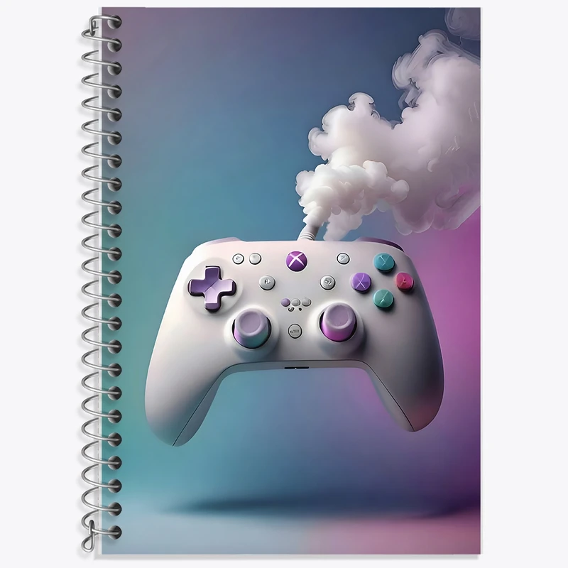 دفتر زبان 50 برگ خندالو مدل سه خط طرح دسته بازی کد F10619