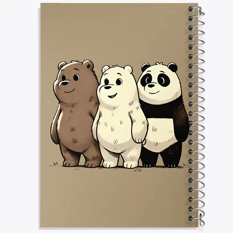 دفتر لیست خرید 50 برگ خندالو طرح سه خرس کله پوک کد F8965