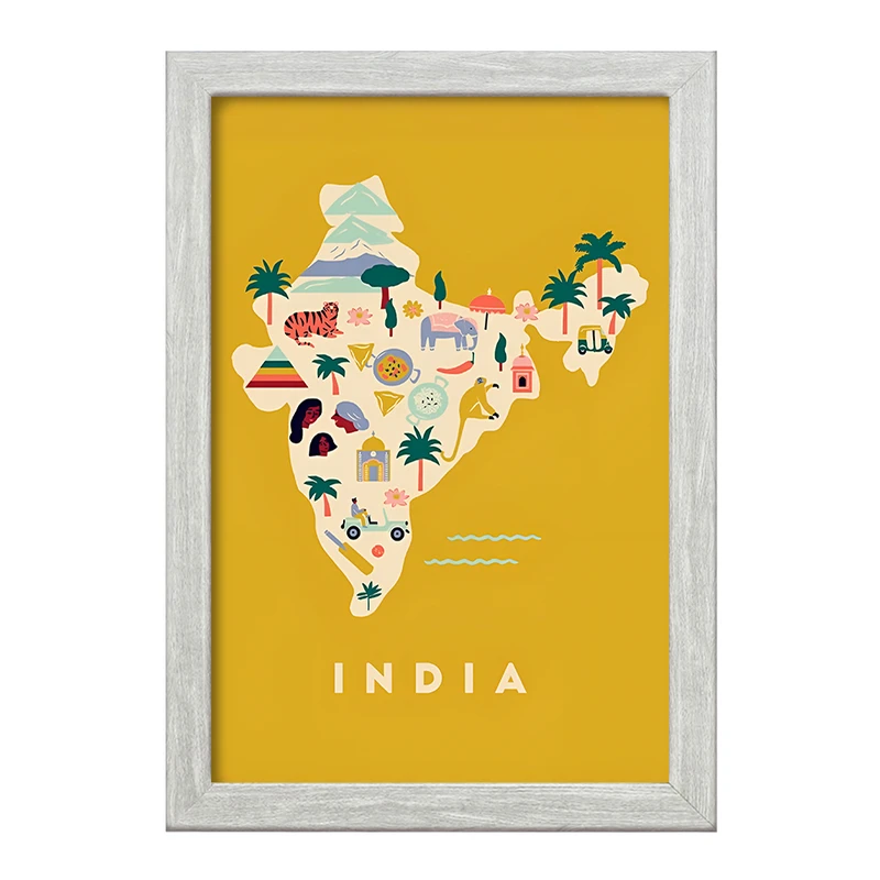 تابلو خندالو طرح هند (India) کد F14362