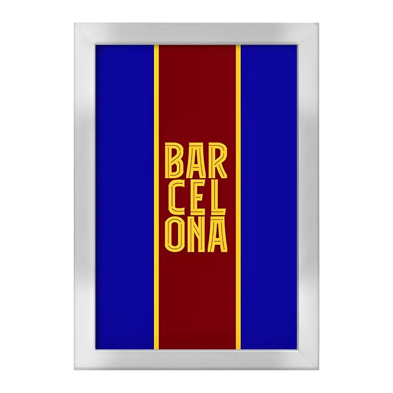 تابلو خندالو طرح بارسلونا (Barcelona) کد F14359