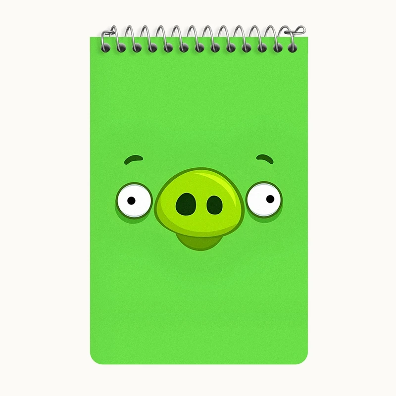 دفتر یادداشت 50 برگ خندالو طرح پرندگان خشمگین کد F3309