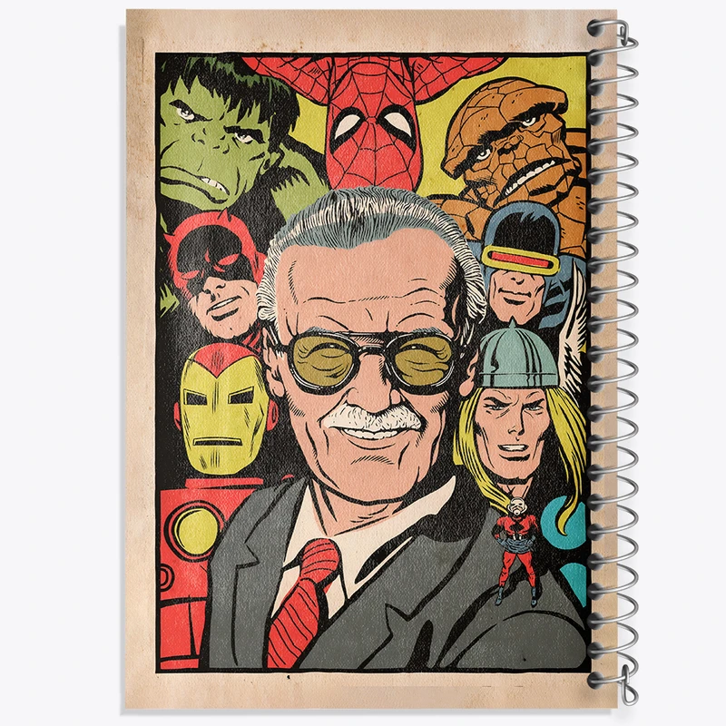 دفتر نقاشی 50 برگ خندالو طرح مارول (Marvel) کد F10757