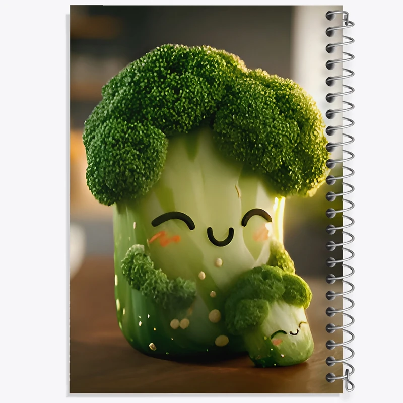 دفتر طراحی 50 برگ خندالو طرح آووکادو بامزه کد F9552