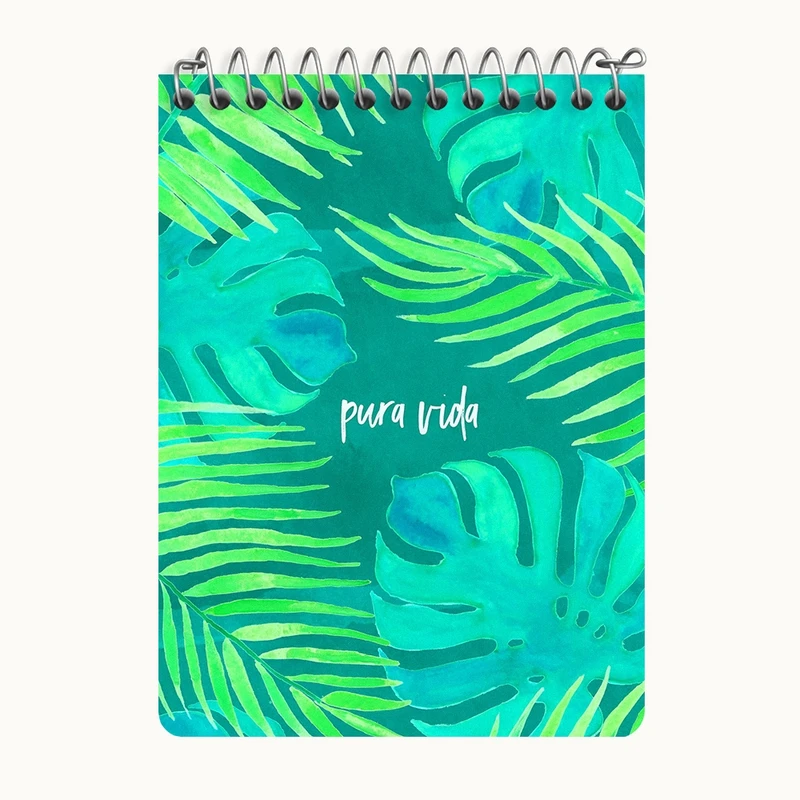 دفتر یادداشت 50 برگ خندالو طرح برگ انجیری کد N6017