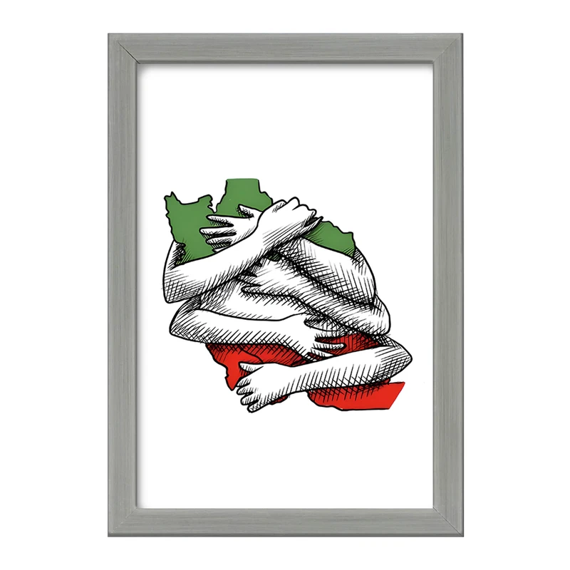 تابلو خندالو طرح ایران (Iran) کد F4984