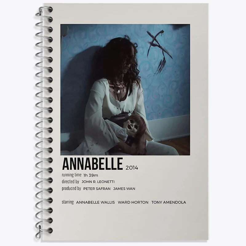 دفتر نت موسیقی 50 برگ خندالو طرح آنابل (Annabelle) کد F13118