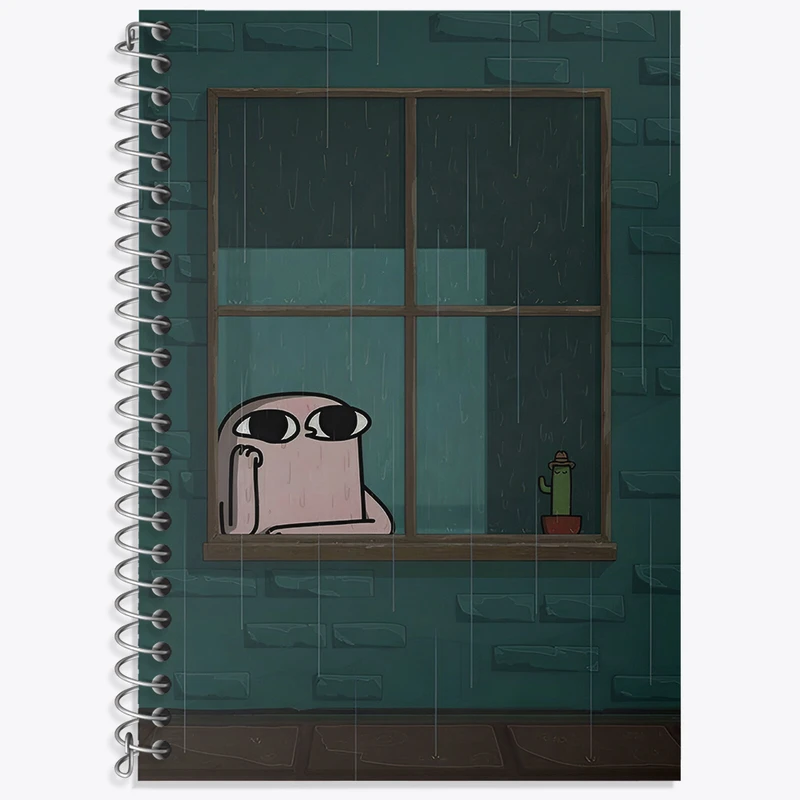 دفتر نت موسیقی 50 برگ خندالو طرح شکلک بامزه کد F4505