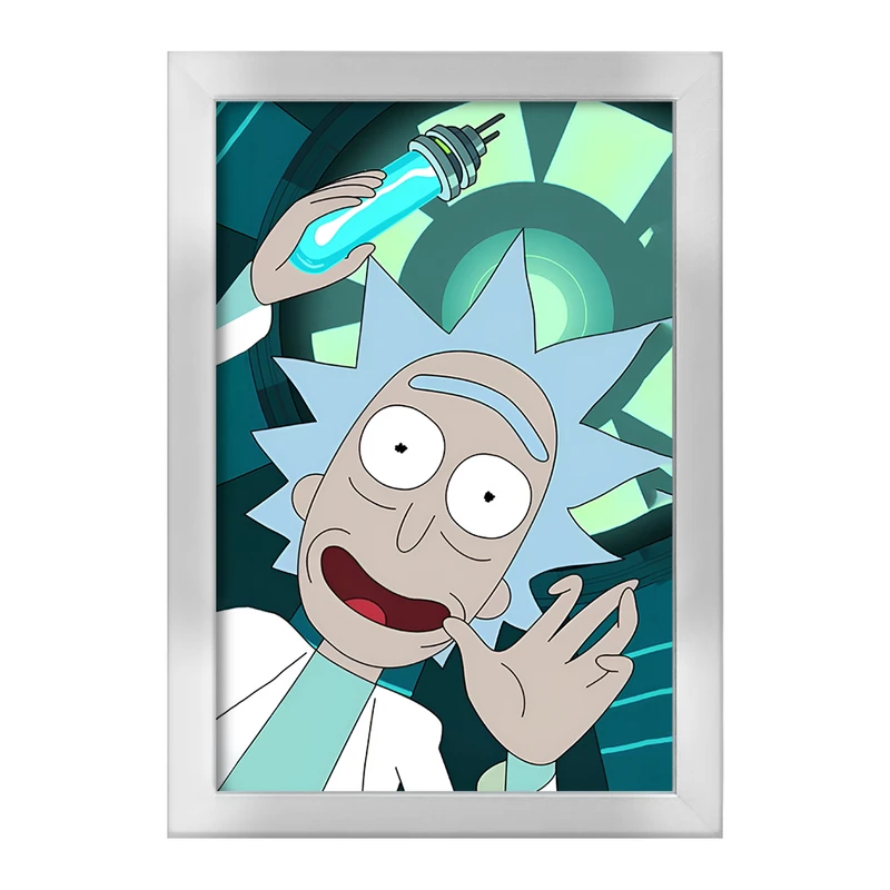 تابلو خندالو طرح ریک و مورتی (Rick and Morty) کد F4010