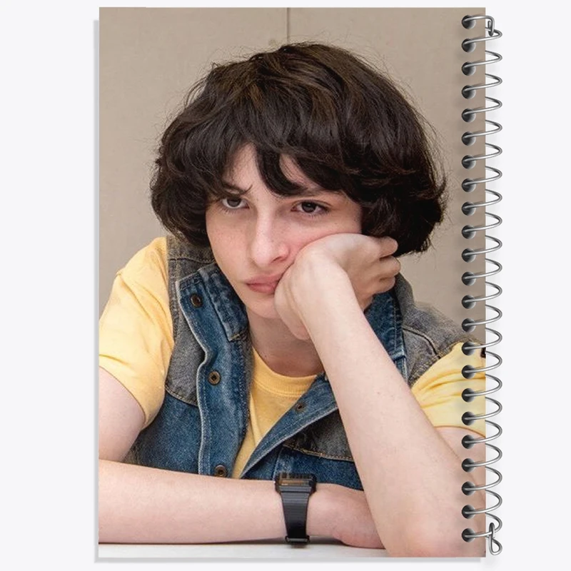 دفتر طراحی 50 برگ خندالو طرح مایک سریال استرنجر تینگز Stranger Things  کد 19325