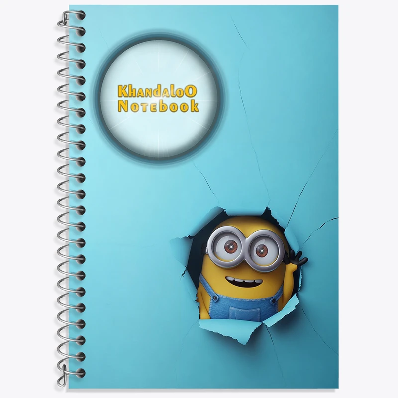 دفتر نت موسیقی 50 برگ خندالو طرح مینیون ها (Minions) کد N9477