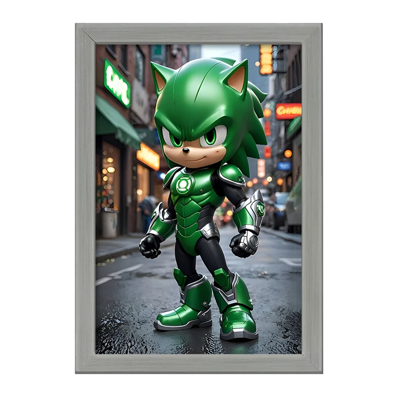 تابلو خندالو طرح سونیک (Sonic) کد F6878