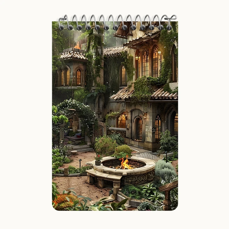 دفتر یادداشت 50 برگ خندالو طرح خانه کد F6355