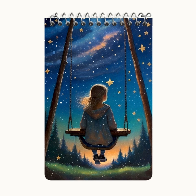 دفتر یادداشت 50 برگ خندالو طرح دخترانه کد F11069