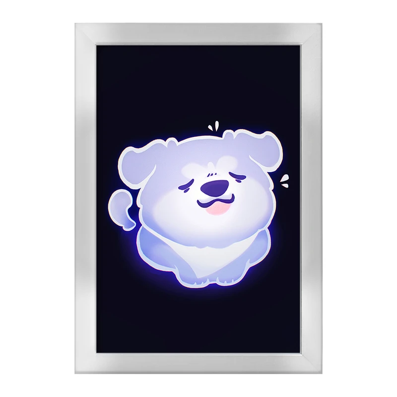 تابلو خندالو طرح سگ حیوانات بامزه  کد 21047