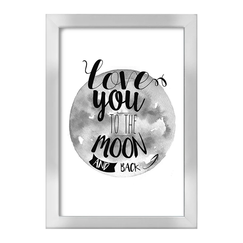 تابلو خندالو طرح Love You To The Moon کد F11537