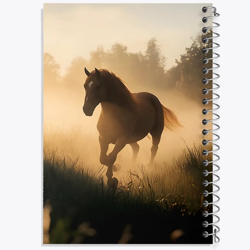 دفتر ژورنال نویسی 50 برگ خندالو مدل نقطه ای طرح اسب کد F14379