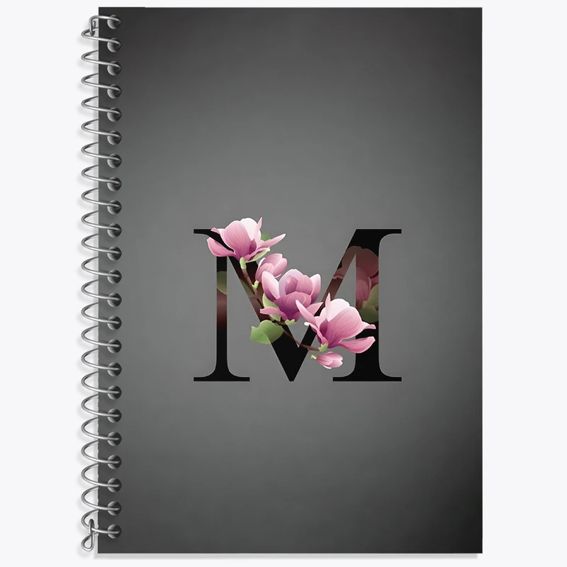 دفتر نت موسیقی 50 برگ خندالو طرح حرف M کد F4327