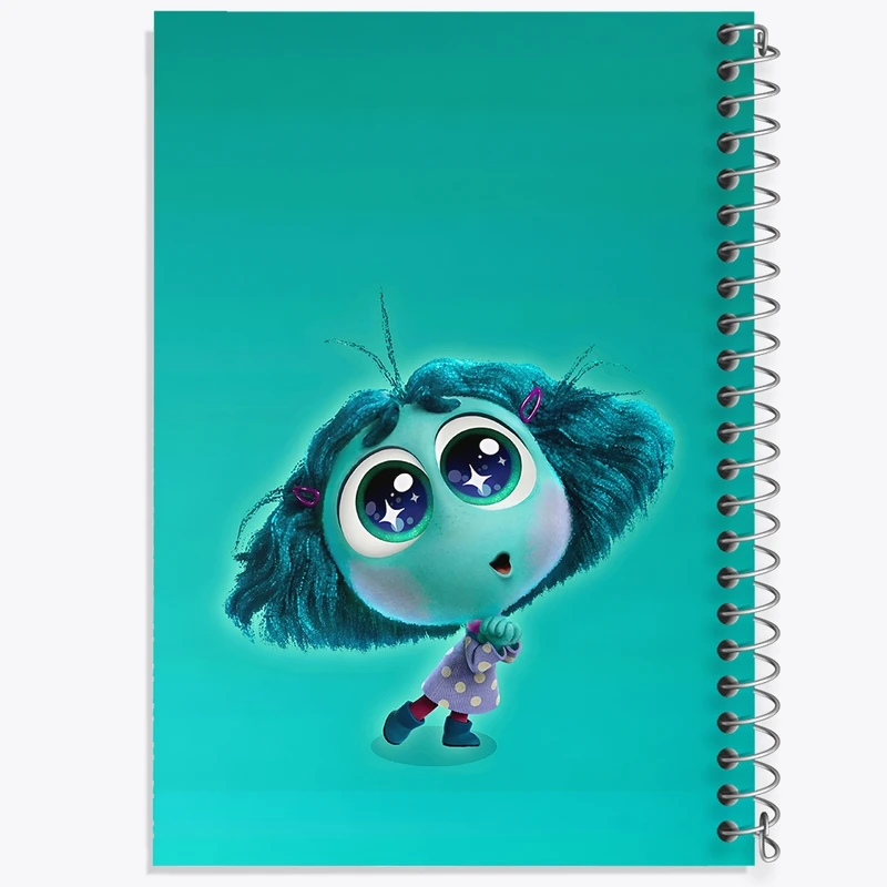 دفتر ژورنال نویسی 50 برگ خندالو مدل نقطه ای طرح شخصیت حسادت اینساید اوت کد F3348