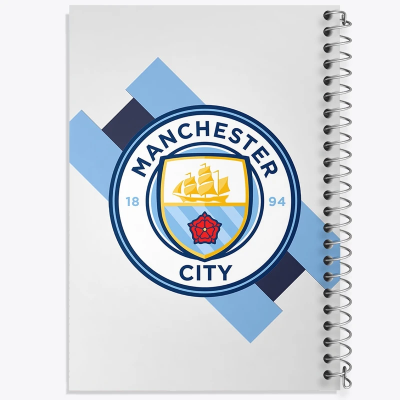دفتر طراحی 50 برگ خندالو طرح باشگاه منچستر سیتی کد 26803