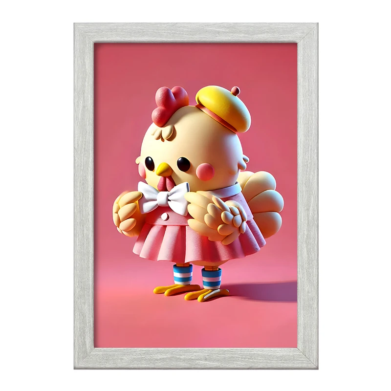 تابلو خندالو طرح جوجه ی بامزه کد F9310