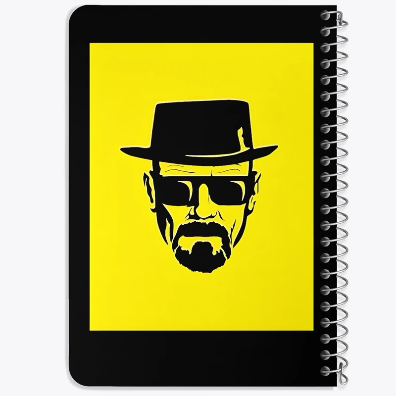 دفتر یادداشت 50 برگ خندالو طرح بریکینگ بد (Breaking Bad) کد F10187