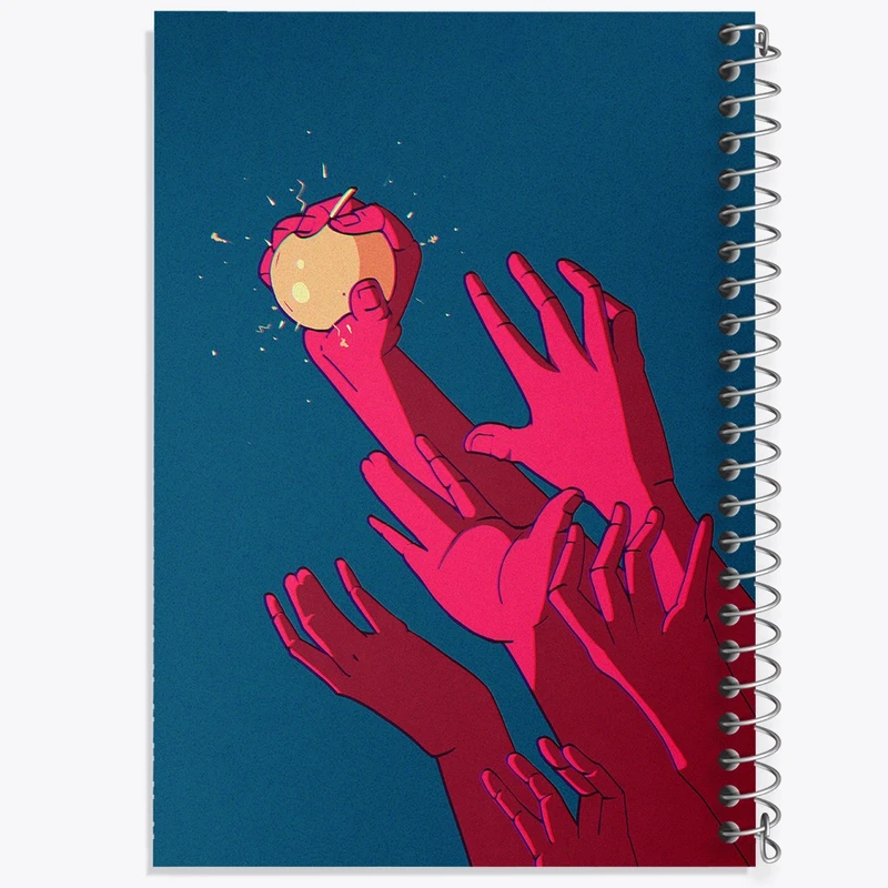 دفتر طراحی 50 برگ خندالو طرح فانتزی کد N7991