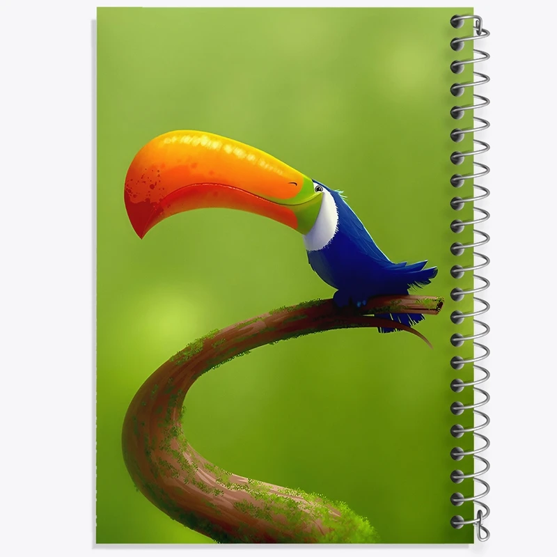 دفتر شطرنجی 50 برگ خندالو طرح توکان کد F12904