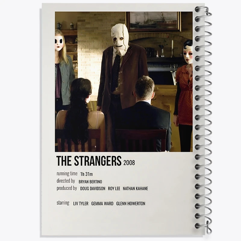دفتر نقاشی 50 برگ خندالو طرح غریبه ‌ها (The Strangers) کد F13114